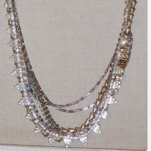 Stella & Dot Sutton Necklace Multi Layers Mixed Metals 5 in 1 Multiple Options